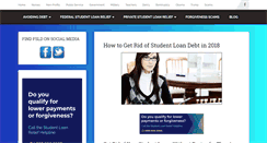 Desktop Screenshot of forgetstudentloandebt.com