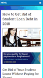 Mobile Screenshot of forgetstudentloandebt.com